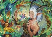 Lumaret's Favor Art Card (Gold-Stamped Signature) - Art Series: Secrets of Strixhaven - Magic: The Gathering card