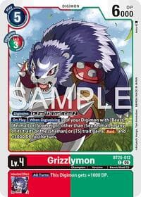 Grizzlymon - BT25-012 - Dual Revolution - Digimon Card Game card