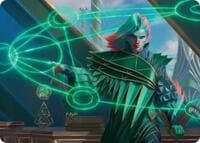 Nev, the Practical Dean Art Card - Art Series: Secrets of Strixhaven - Magic: The Gathering card
