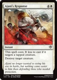 Ajani's Response - Secrets of Strixhaven - Magic: The Gathering card