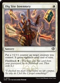 Dig Site Inventory - Secrets of Strixhaven - Magic: The Gathering card