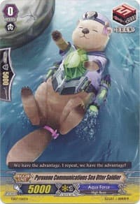 Pyroxene Communications Sea Otter Soldier - Trial Deck 7: Descendants of the Marine Emperor - Cardfight Vanguard card