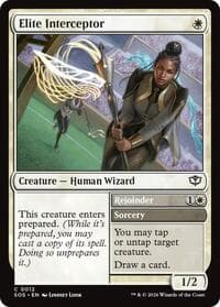 Elite Interceptor - Secrets of Strixhaven - Magic: The Gathering card