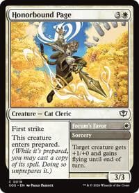 Honorbound Page - Secrets of Strixhaven - Magic: The Gathering card