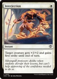 Interjection - Secrets of Strixhaven - Magic: The Gathering card