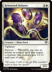 Rehearsed Debater - Secrets of Strixhaven - Magic: The Gathering card