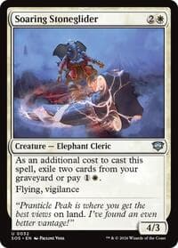 Soaring Stoneglider - Secrets of Strixhaven - Magic: The Gathering card