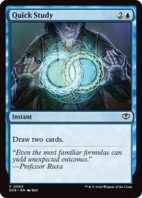 Quick Study - Secrets of Strixhaven - Magic: The Gathering card