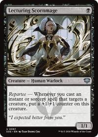 Lecturing Scornmage - Secrets of Strixhaven - Magic: The Gathering card