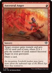 Ancestral Anger - Secrets of Strixhaven - Magic: The Gathering card