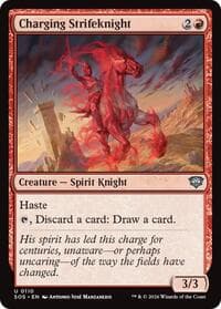 Charging Strifeknight - Secrets of Strixhaven - Magic: The Gathering card