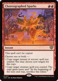 Choreographed Sparks - Secrets of Strixhaven - Magic: The Gathering card