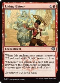 Living History - Secrets of Strixhaven - Magic: The Gathering card