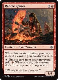 Rubble Rouser - Secrets of Strixhaven - Magic: The Gathering card