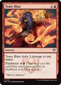 Tome Blast - Secrets of Strixhaven - Magic: The Gathering card