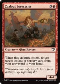 Zealous Lorecaster - Secrets of Strixhaven - Magic: The Gathering card