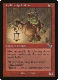 Goblin Spelunkers - Urza's Saga - Magic: The Gathering card