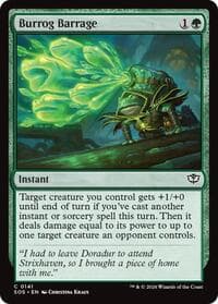 Burrog Barrage - Secrets of Strixhaven - Magic: The Gathering card