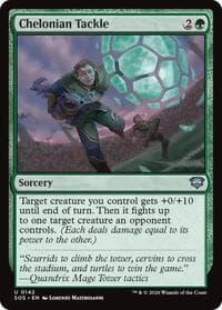 Chelonian Tackle - Secrets of Strixhaven - Magic: The Gathering card