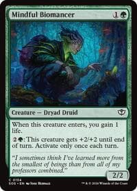 Mindful Biomancer - Secrets of Strixhaven - Magic: The Gathering card