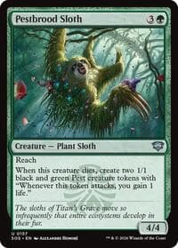 Pestbrood Sloth - Secrets of Strixhaven - Magic: The Gathering card