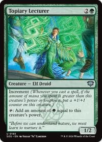 Topiary Lecturer - Secrets of Strixhaven - Magic: The Gathering card