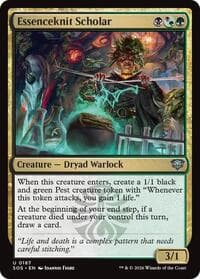Essenceknit Scholar - Secrets of Strixhaven - Magic: The Gathering card