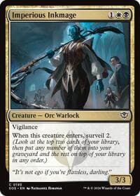 Imperious Inkmage - Secrets of Strixhaven - Magic: The Gathering card