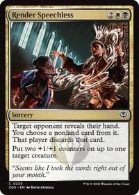 Render Speechless - Secrets of Strixhaven - Magic: The Gathering card