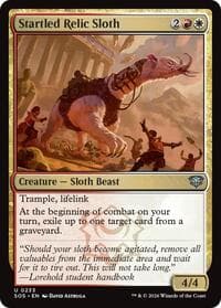 Startled Relic Sloth - Secrets of Strixhaven - Magic: The Gathering card