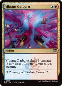 Vibrant Outburst - Secrets of Strixhaven - Magic: The Gathering card