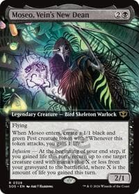 Moseo, Vein's New Dean (Extended Art) - Secrets of Strixhaven - Magic: The Gathering card