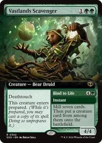 Vastlands Scavenger (Extended Art) - Secrets of Strixhaven - Magic: The Gathering card