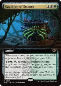 Cauldron of Essence (Extended Art) - Secrets of Strixhaven - Magic: The Gathering card