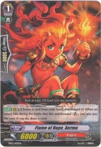 Flame of Hope, Aermo - Trial Deck 2: Dragonic Overlord - Cardfight Vanguard card