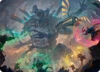 Moment of Reckoning Art Card - Art Series: Secrets of Strixhaven - Magic: The Gathering card