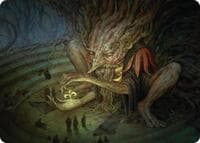 Old-Growth Educator Art Card - Art Series: Secrets of Strixhaven - Magic: The Gathering card