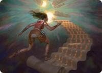 Pursue the Past Art Card - Art Series: Secrets of Strixhaven - Magic: The Gathering card