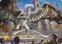 Silverquill, the Disputant Art Card (Gold-Stamped Planeswalker Symbol) - Art Series: Secrets of Strixhaven - Magic: The Gathering card
