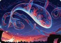 Spectacular Skywhale Art Card - Art Series: Secrets of Strixhaven - Magic: The Gathering card