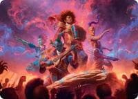 Zaffai and the Tempests Art Card - Art Series: Secrets of Strixhaven - Magic: The Gathering card