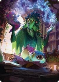 Dina, Essence Brewer Art Card - Art Series: Secrets of Strixhaven - Magic: The Gathering card