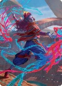 Rootha, Mastering the Moment Art Card - Art Series: Secrets of Strixhaven - Magic: The Gathering card
