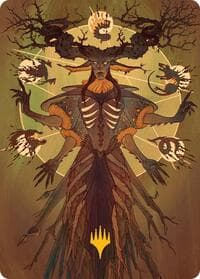 Culling Ritual Art Card (Gold-Stamped Planeswalker Symbol) - Art Series: Secrets of Strixhaven - Magic: The Gathering card