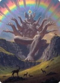 Transcendent Archaic Art Card - Art Series: Secrets of Strixhaven - Magic: The Gathering card