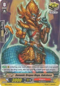 Demonic Dragon Mage, Rakshasa - Trial Deck 2: Dragonic Overlord - Cardfight Vanguard card