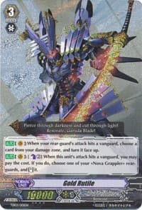 Gold Rutile - Trial Deck 3: Golden Mechanical Soldier - Cardfight Vanguard card