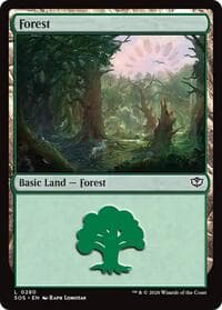 Forest (0280) - Secrets of Strixhaven - Magic: The Gathering card