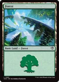 Forest (0281) - Secrets of Strixhaven - Magic: The Gathering card