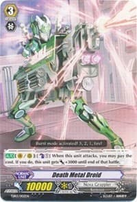 Death Metal Droid (Non-Holo) - Trial Deck 3: Golden Mechanical Soldier - Cardfight Vanguard card